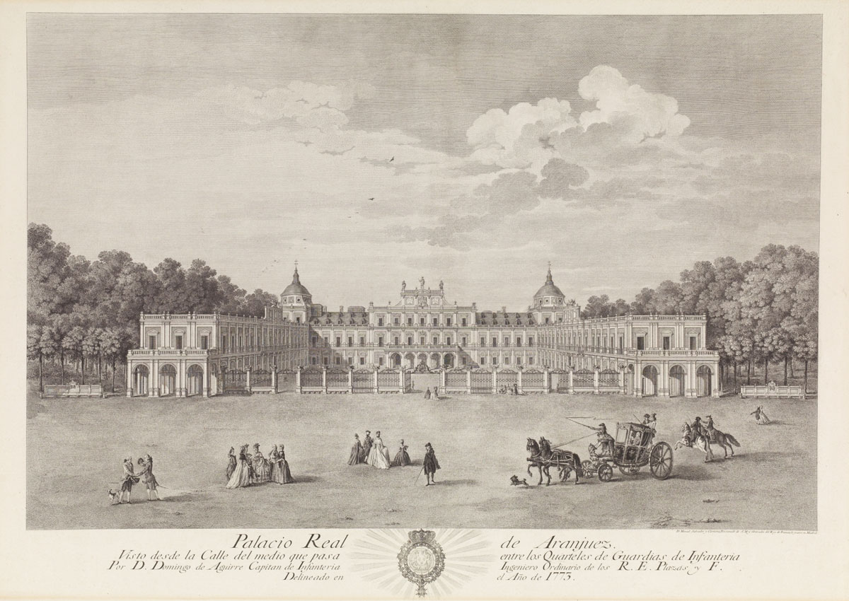 Grabado Palacio Real