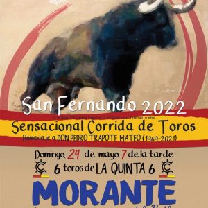 Cartel toros Aranjuez 2022