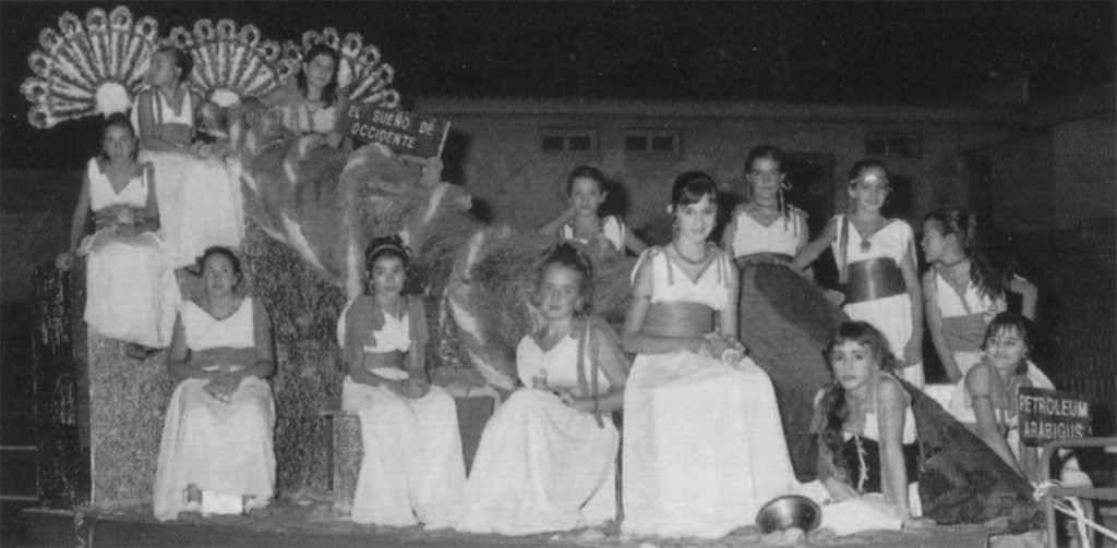 Carroza de las fiestas de Aranjuez 1974