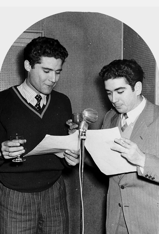 Eugenio Rodríguez Oltra y Emilio García Zarco.