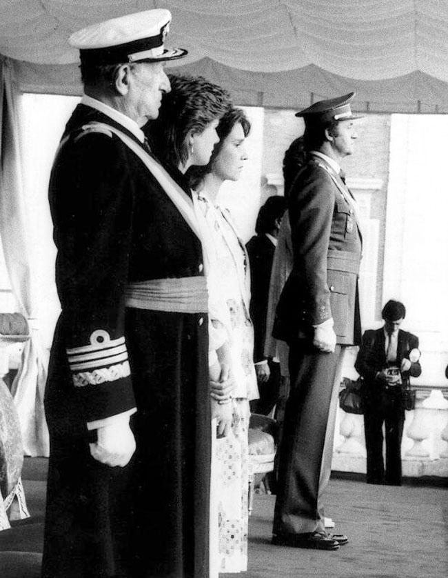 Los reyes en Aranjuez 1985