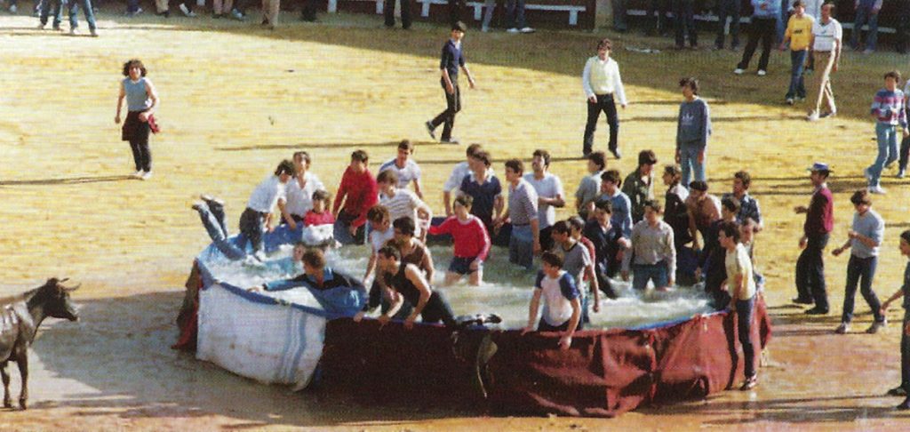 Vaquillas en la plaza