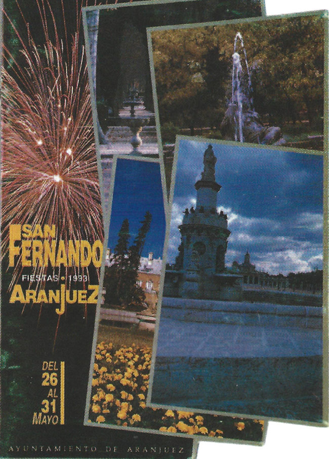 Cartel Fiestas San Fernando 1993
